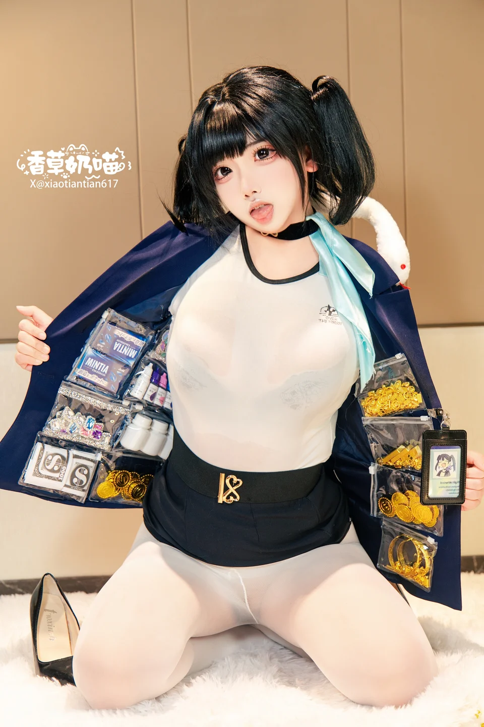 香草奶喵 - No.005 索拉 [136P,22V-2.36GB] tg@simisebaisi 【丝足阁】016.webp